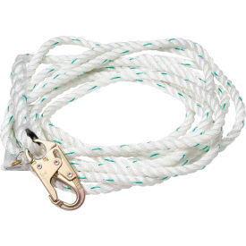 Werner® 50' Rope Lifeline w/Manual Rope Grab & 3' Lanyard Retail