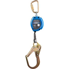 Werner&#174; 11' Baseline Web Self Retracting Lifeline w/ Steel Rebar Hook