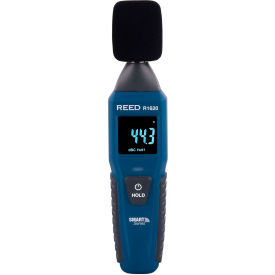 REED Sound Level Meter with Bluetooth&#174; 5.0 Connectivity 4 AAA Batteries Blue