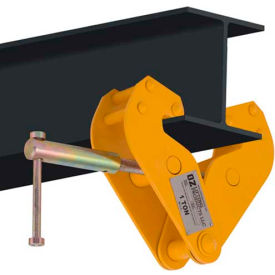 OZ Lifting OZ1BC Beam Clamp 1 Ton Capacity Fits Beam Flange Range 2.95""-9.05""