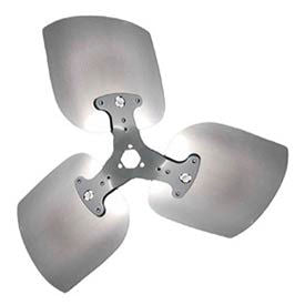 Lau 3 Blade Heavy Duty Condenser Propeller Cw Rotation 27&#176; Pitch 14"" Dia. Pack of 2