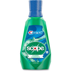 Crest® + Scope Mouth Rinse Classic Mint 1 Liter Bottle 6 Bottles/Case