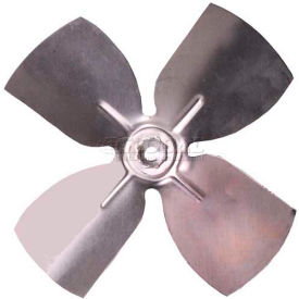 Small Fixed Hub Fan Blade 5-1/2"" Dia. 27&#176; Pitch CW 3/16"" Bore 7/8"" Blade Depth 4 Blade