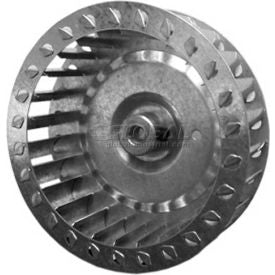 Single Inlet Blower Wheel 5-1/2"" Dia. CCW 3450 RPM 5/16"" Bore 1""W Galvanized