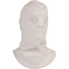 National Safety Apparel&#174; High Heat Knit Hood with Eyeholes in Nomex OSFM White H41NK