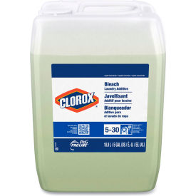 P&G Pro Line&#174; Clorox Bleach Liquid Laundry Additive Unscented 5 Gallon Closed Loop Bottle