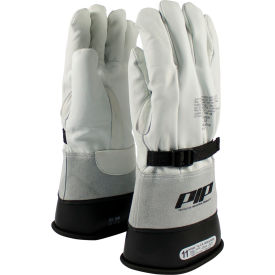 PIP Top Grain Goatskin Leather Protector For Novax&#174; Gloves White Size 10