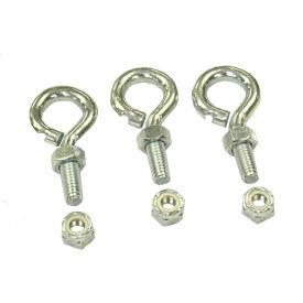 Patterson Fan 3/8"" Eye Bolt Package for Chain Mount Silver