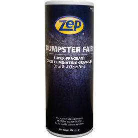 Zep Dumpster Fair Odor Eliminating Granules One Pound Container 12 Containers/Case