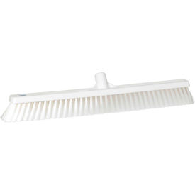 Vikan 31995 24"" Small Particle Push Broom- Soft White