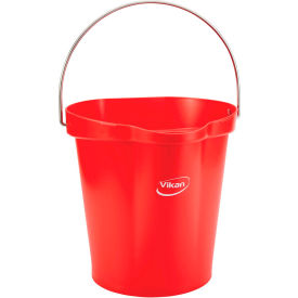Vikan 56864 3 Gallon Bucket Red