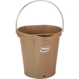 Vikan 568866 1.5 Gallon Bucket Brown