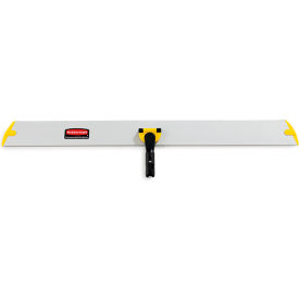 Rubbermaid Commercial Products Pad Holder QC Frame Hall Dusting 35""/ 89cm Aluminum Yellow