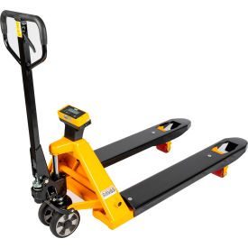Ravas Manual Pallet Jack Scale Truck 5000 lb. Capacity 27""W x 47-1/2""L Forks