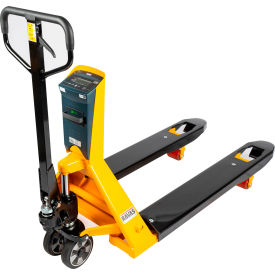 Ravas Manual Pallet Jack Scale TruckNTEP Approved Legal for Trade 5000 lb. Cap 27""W x 48""L Forks