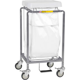 R&B Wire Products Single Leakproof Hamper Steel White