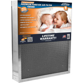 Air-Care Permanent Washable Electrostatic Air Filter Wide Frame 24 x 25 x 5"" MERV 8