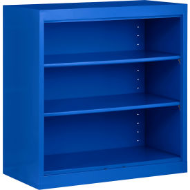 Sandusky&#174; All-Welded Stationary Bookcase 36""W x 18""D x 36""H Blue