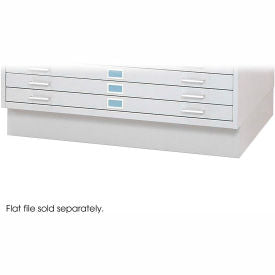 Safco&#174; Closed Flat File Cabinet Base For 4994 40-1/2""W White