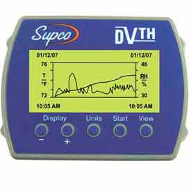 Supco Temperature/Humidity Logger with Display DVTH