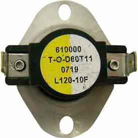 Supco Therm-O-Disc General Purpose Thermostat 165-145 - Min Qty 12