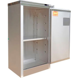 Securall&#174; 16-Gallon Flammable Cabinet Stainless Steel Self-Close