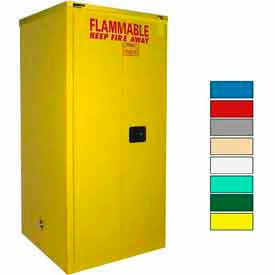 Securall&#174; 120-Gallon Self-Close Paint/Ink Cabinet Yellow
