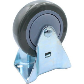 Snap-Loc&#174; 4"" Industrial Strength Polyurethane Rigid Caster 375 lb. Capacity