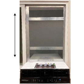 Soleus Window Kit For Sliding Windows 23-1/2""H For All Micro-Split Air Conditioner White