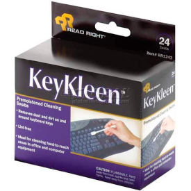 Read Right® Key Kleen Swabs RR1243 Pre-Moistened 24/Box