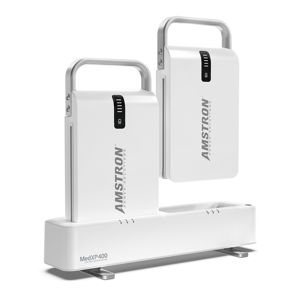 MedXP 400 Dual Bay Charging System with Zero Noise Emission