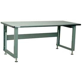 Stackbin 4000 Series Workbench W/ ESD Laminate Top & Power Lift 60""W x 36""D Gray