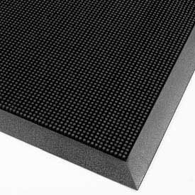 NoTrax&#174; T28 Finger Scrape&#174; Entrance Mat 3/8"" Thick 3' x 6' Black