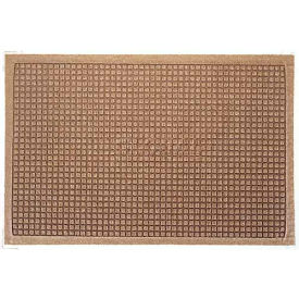 WaterHog&#174; Squares Entrance Mat Fashion Border 3/8"" Thick 3' x 5' Brown