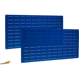 Triton Products 24"" x 48"" Blue Epoxy Louvered Panels - Pkg Qty 2