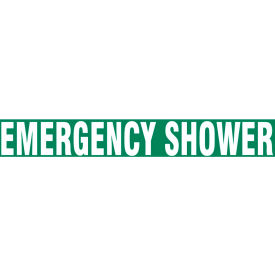 Accuform PTP189 Floor Stripe&#8482; - Emergency Shower - 3"" x 12""