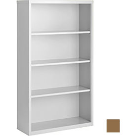 Steel Cabinets USA Bookcase Assembled 36W x 13D x 60H Tropic Sand
