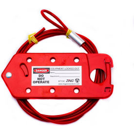 ZING RecycLockout Cable/Hasp Lockout Device - 6 FT 7132