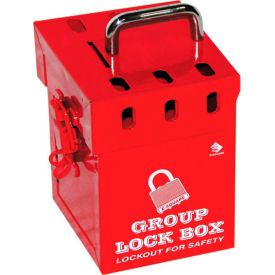 ZING Mini Group Lock Box - Red 7 7286