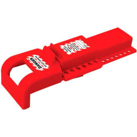 ZING Butterfly Valve Lockout Red 7605