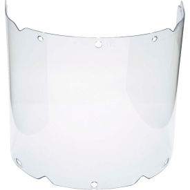 MSA V-Gard&reg; Visor Propionate Clear Molded 8""W x 17""L x .098""Huse With Chin Protectors