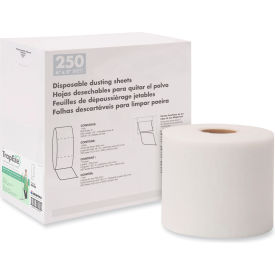 Global Industrial&#153; Trapeze Disposable Dusting Sheets 8"" X 125 Ft 250 Sheets/Roll