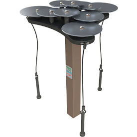 Freenotes Lilypad Cymbals with Recycled Surface Mount Kit Silver