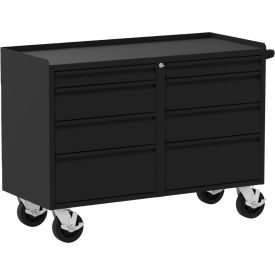 Valley Craft&#174; Collectors Edition Garage Workbench Cabinet 52""W x 21""D x 36""H Black/Red