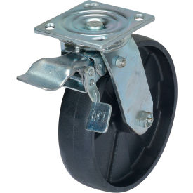 Vestil Total Locking Swivel Casters For Steel Gantry Cranes 8"" Dia. 2000/4000 lb. Cap. Pack of 4
