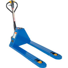 Vestil&#153; Steel Semi Electric Pallet Jack 4000 lb. Capacity 27""W x 48""L Forks