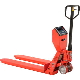 Vestil&#153; Low Profile Pallet Truck with Scale 5000 lb. Capacity 22-3/8""W x 48 Forks