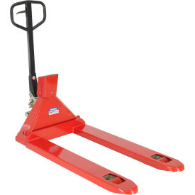 Vestil Manual Pallet Jack Scale Truck NTEP Approved 5000 lb. Capacity 27""W x 46""L Forks