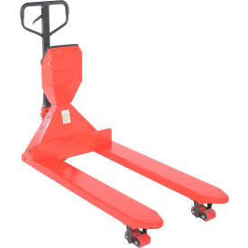 Vestil&#153; Low Profile Pallet Truck with Scale 5000 lb. Capacity 27-1/2""W x 48""L Forks