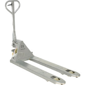 Vestil&#153; Pallet Truck Galvanized Steel 5500 lb. Capacity 20""W x 48""L Forks